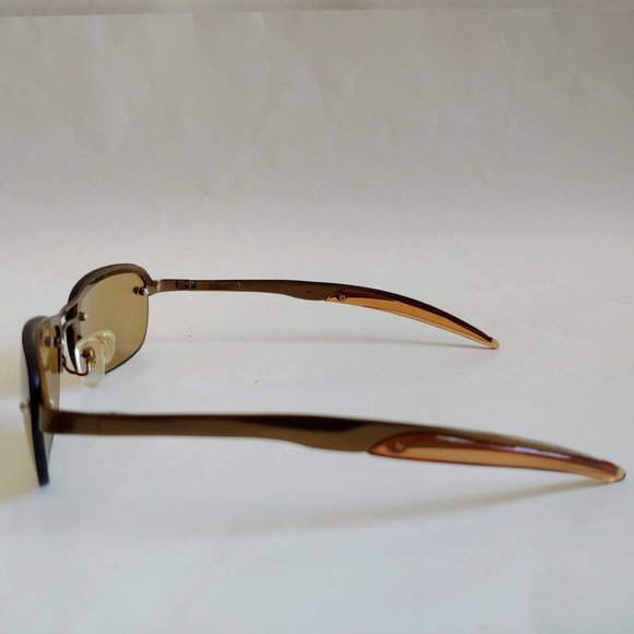 NWT Vintage 90' Rectangle Rimless High Fashion Sunglasses (S.Brown) - Picture 2 of 4